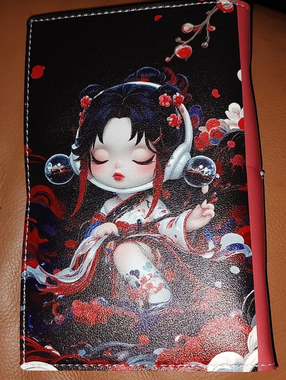 New! A6 Size Skull Panda Soft Cover PU Leather Notebook